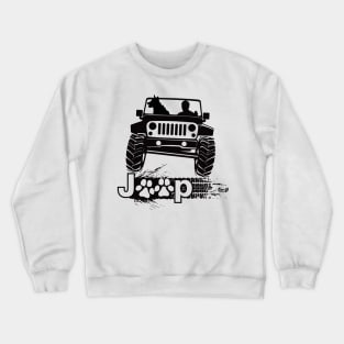 Jeep Dog Canine K 9 Crewneck Sweatshirt